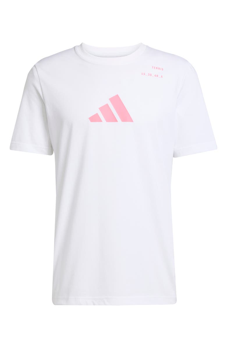 adidas Tennis Climacool Graphic T-Shirt, Alternate, color, White