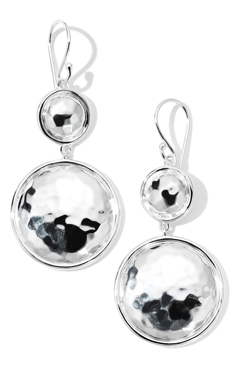 Ippolita Classico Hammered Drop Earrings, Main, color,