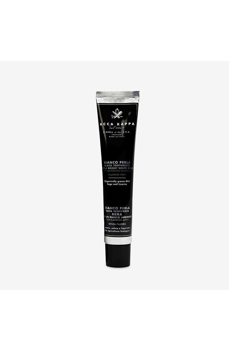 ACCA KAPPA Activated Charcoal Fluoride Free Toothpaste, Main, color, Charcoal