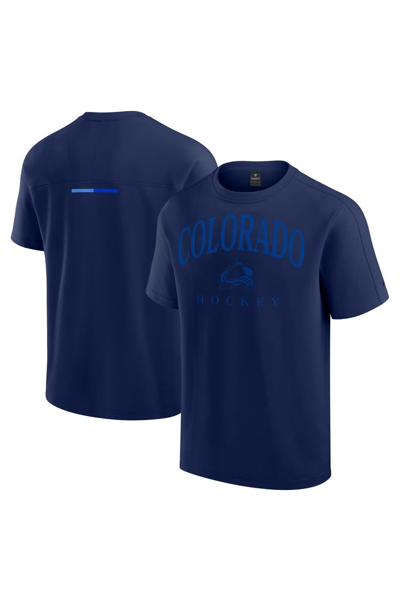 Men's Fanatics Navy Colorado Avalanche Elements Flex Tri-Blend T-Shirt, Main, color, Navy