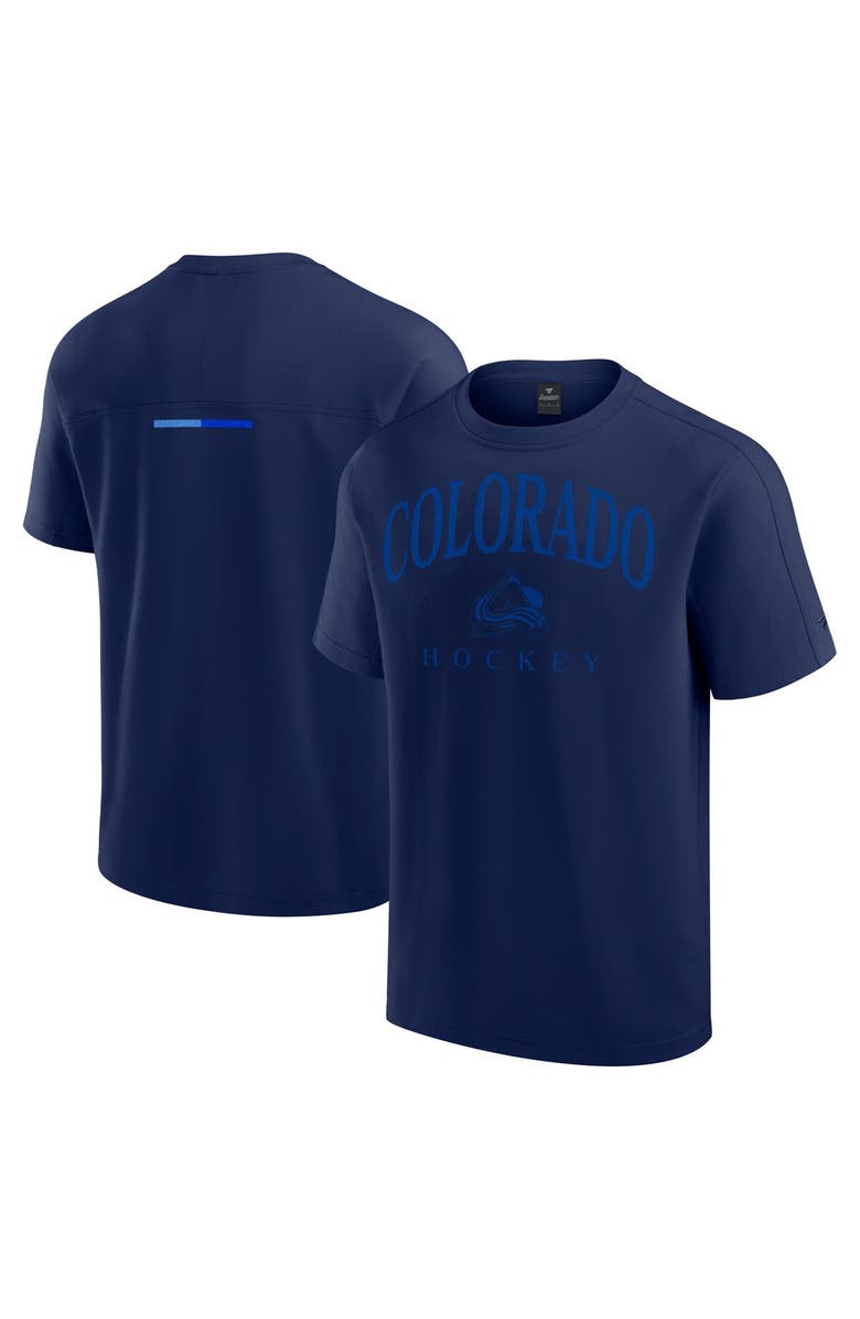 FANATICS Men's Fanatics Navy Colorado Avalanche Elements Flex Tri-Blend T-Shirt, Main, color, Navy