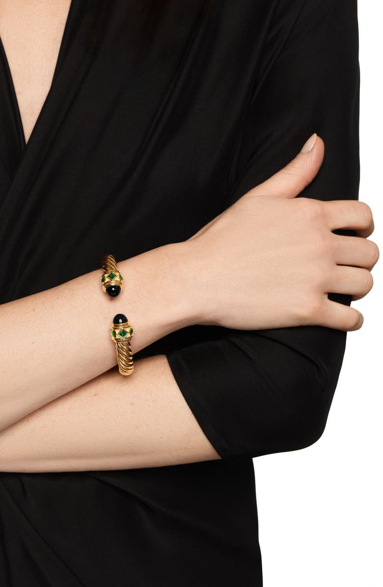 David Yurman Renaissance Bracelet with Semiprecious Stones, Alternate, color, Black Onyx