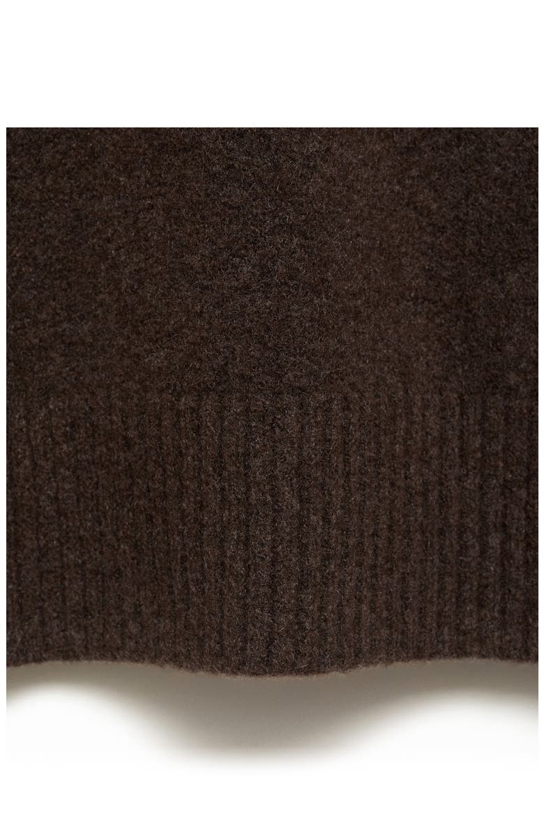 V-Neck Sweater, Alternate, color, CHOCOLATE