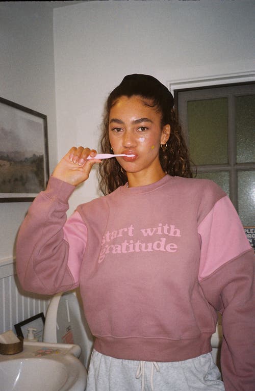 THE MAYFAIR GROUP THE MAYFAIR GROUP START WITH GRATITUDE SWEATSHIRT