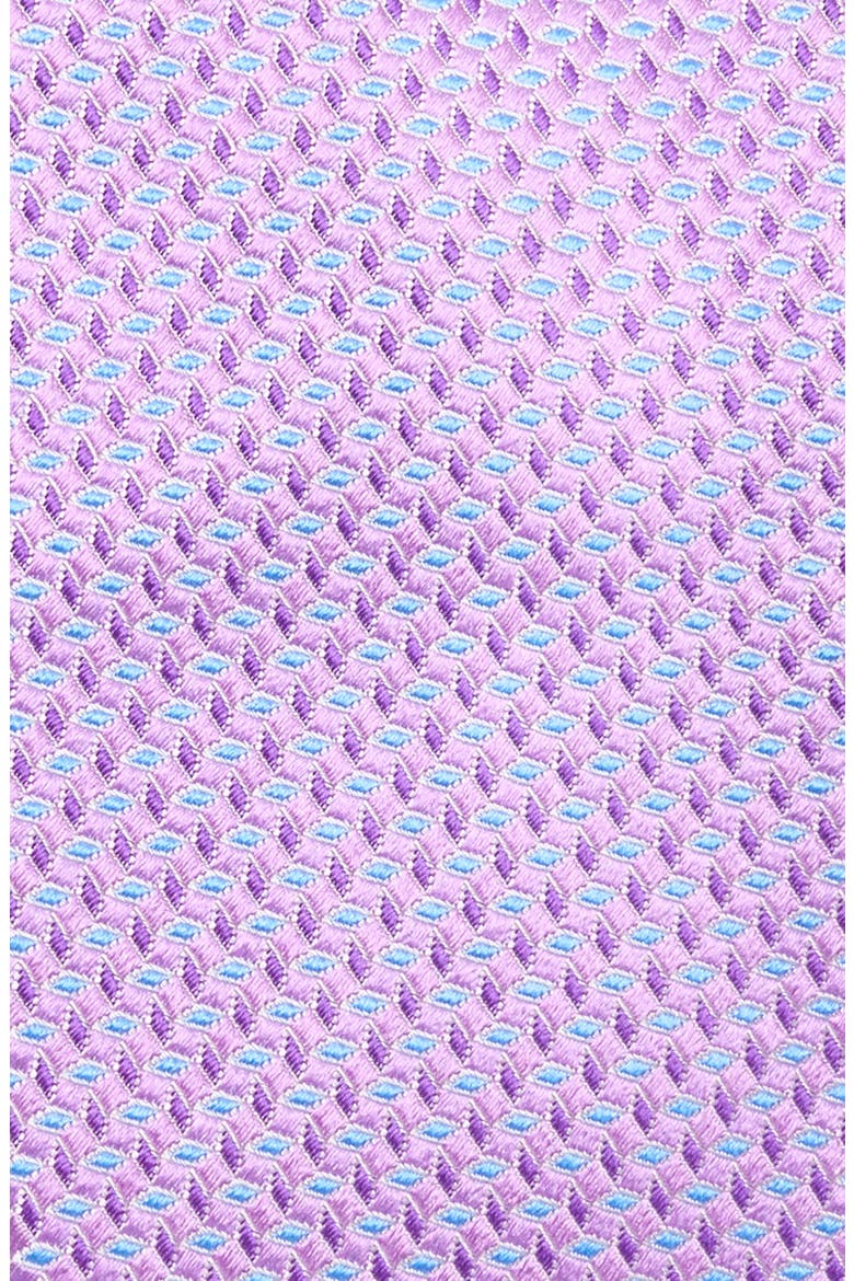 Geo Jacquard Silk Tie, Alternate, color, BERRY