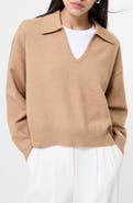 French Connection Sloane Johnny Collar Pullover