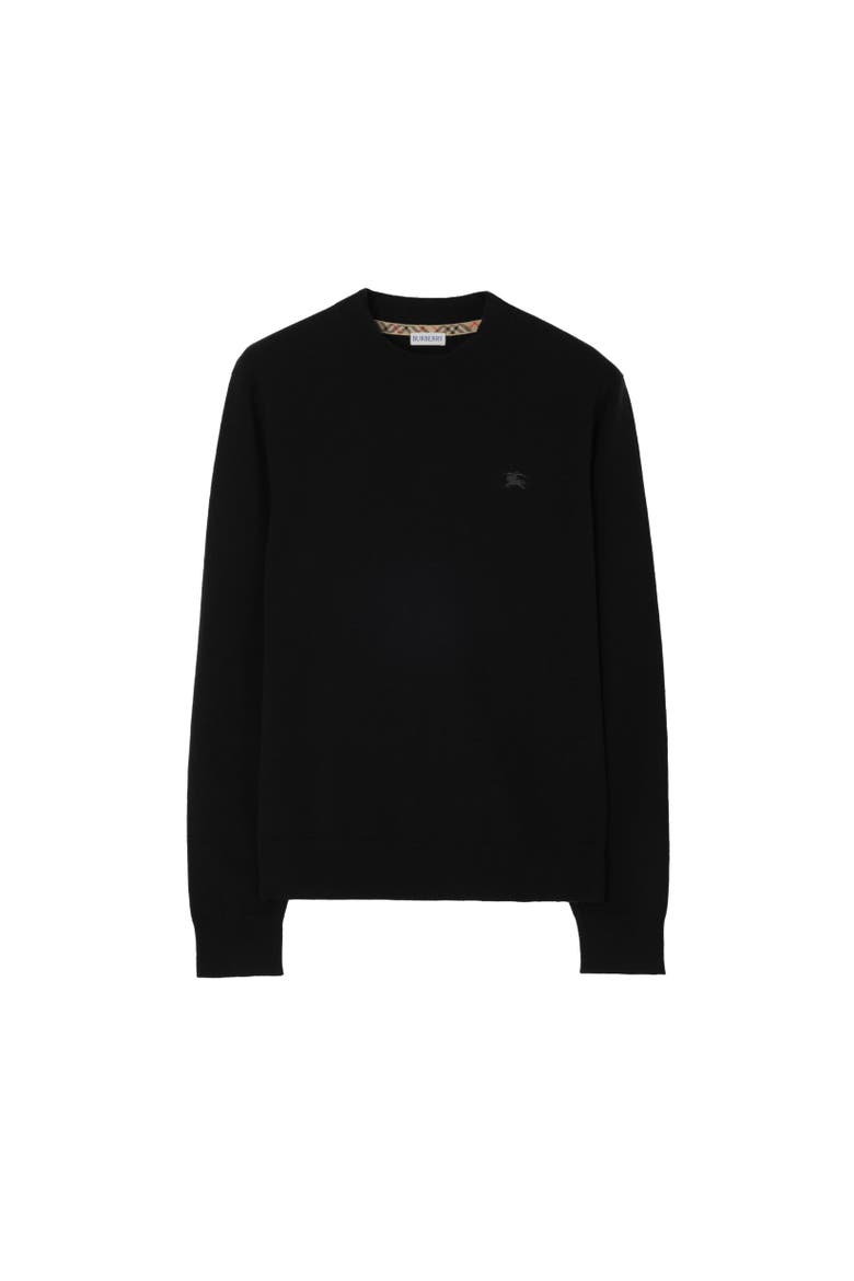 Cashmere Blend Sweater, Alternate, color, Black
