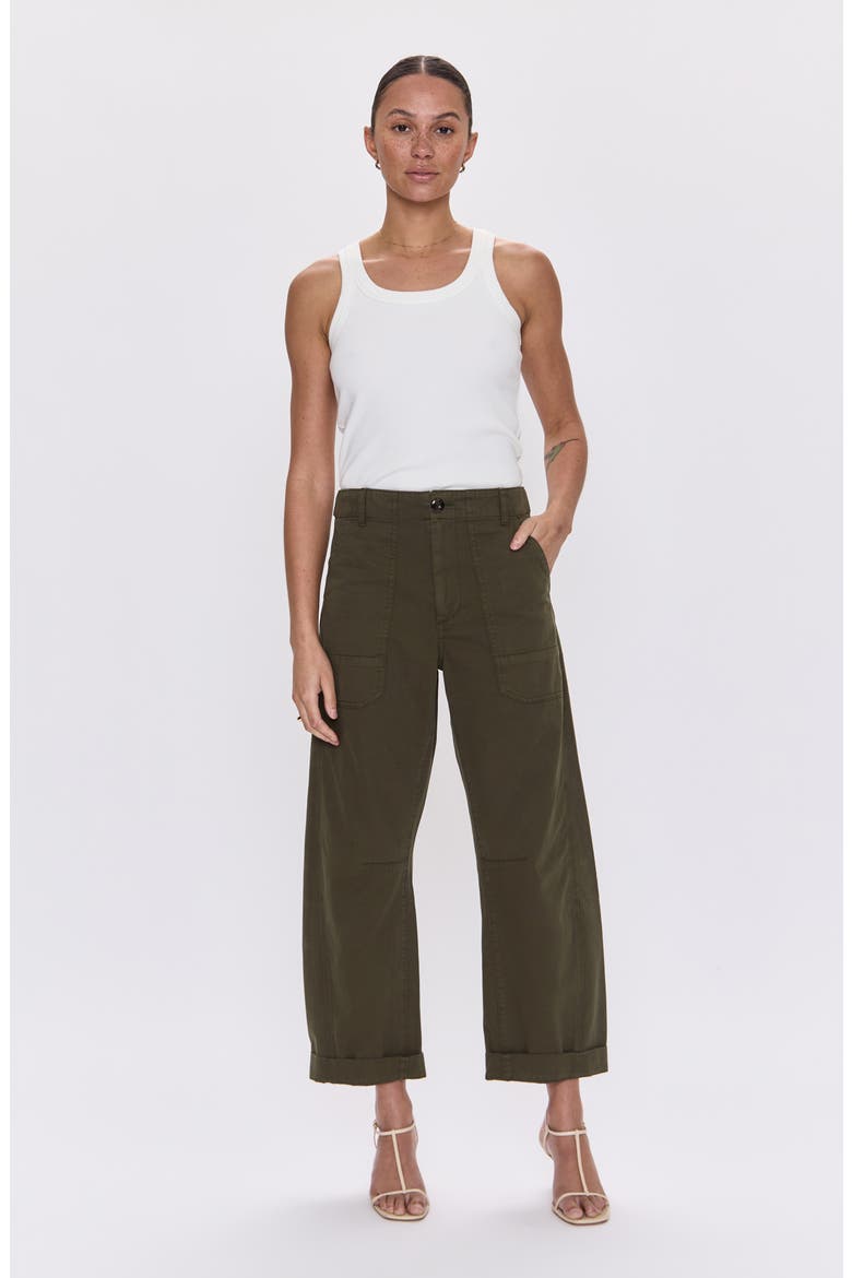 Tori Ankle Utility Pants, Alternate, color, SEQUOIA