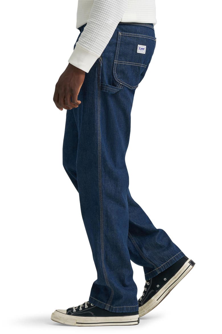 Loose Straight Carpenter Jeans, Alternate, color, RINSE
