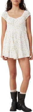 Cotton On Ivy Corset Cotton Minidress