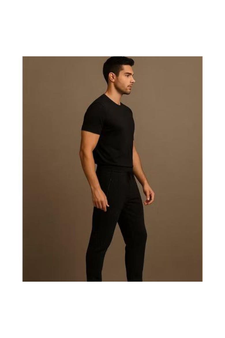 3 Pack Mens Ultra Soft Zipper PocketFleece Joggers, Alternate, color, BLACK/CHARCOAL/GREY