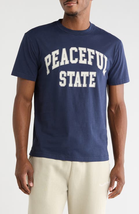 Peaceful Cotton Graphic T-Shirt