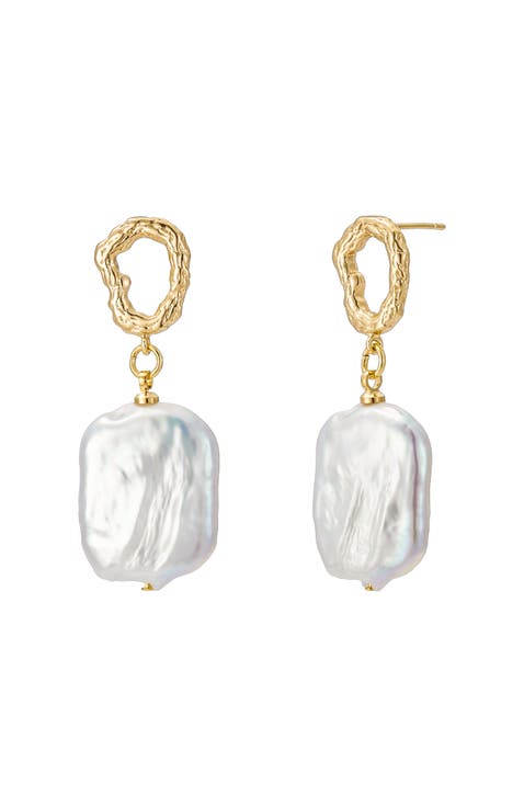 Gemma Pearl Drop Earrings