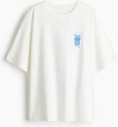 H&M Oversized Print-motif T-shirt