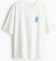 H&M Oversized Print-motif T-shirt