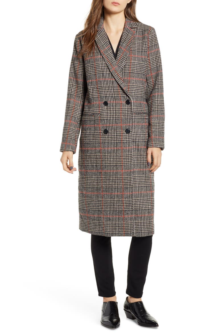 Plaid Duster Jacket, Alternate, color, PLAID