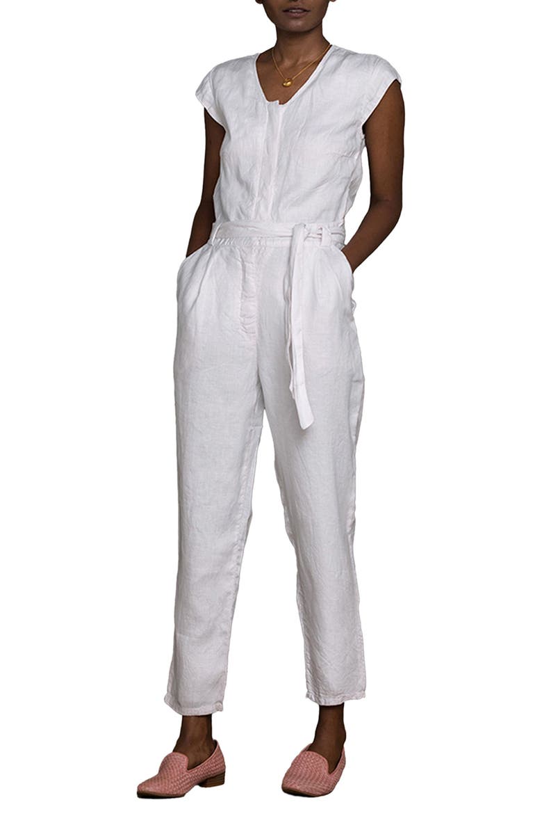 Reistor Evening Chai Jumpsuit, Main, color, White Hemp