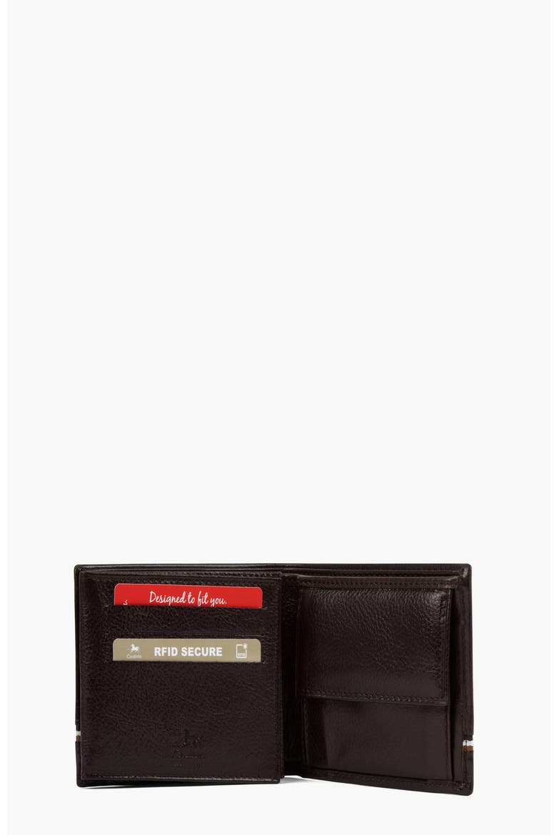 The Sailor Trifold Leather Wallet 507, Alternate, color, Brown
