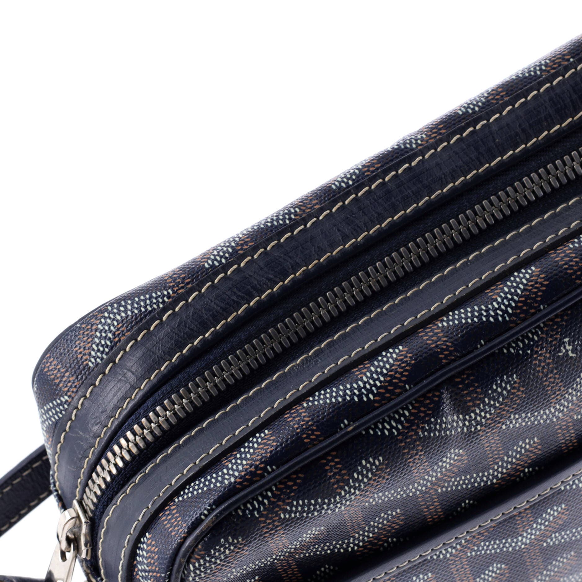 Pre-Owned Goyard Cap Vert Bag Coated Canvas, Alternate, color, Blue