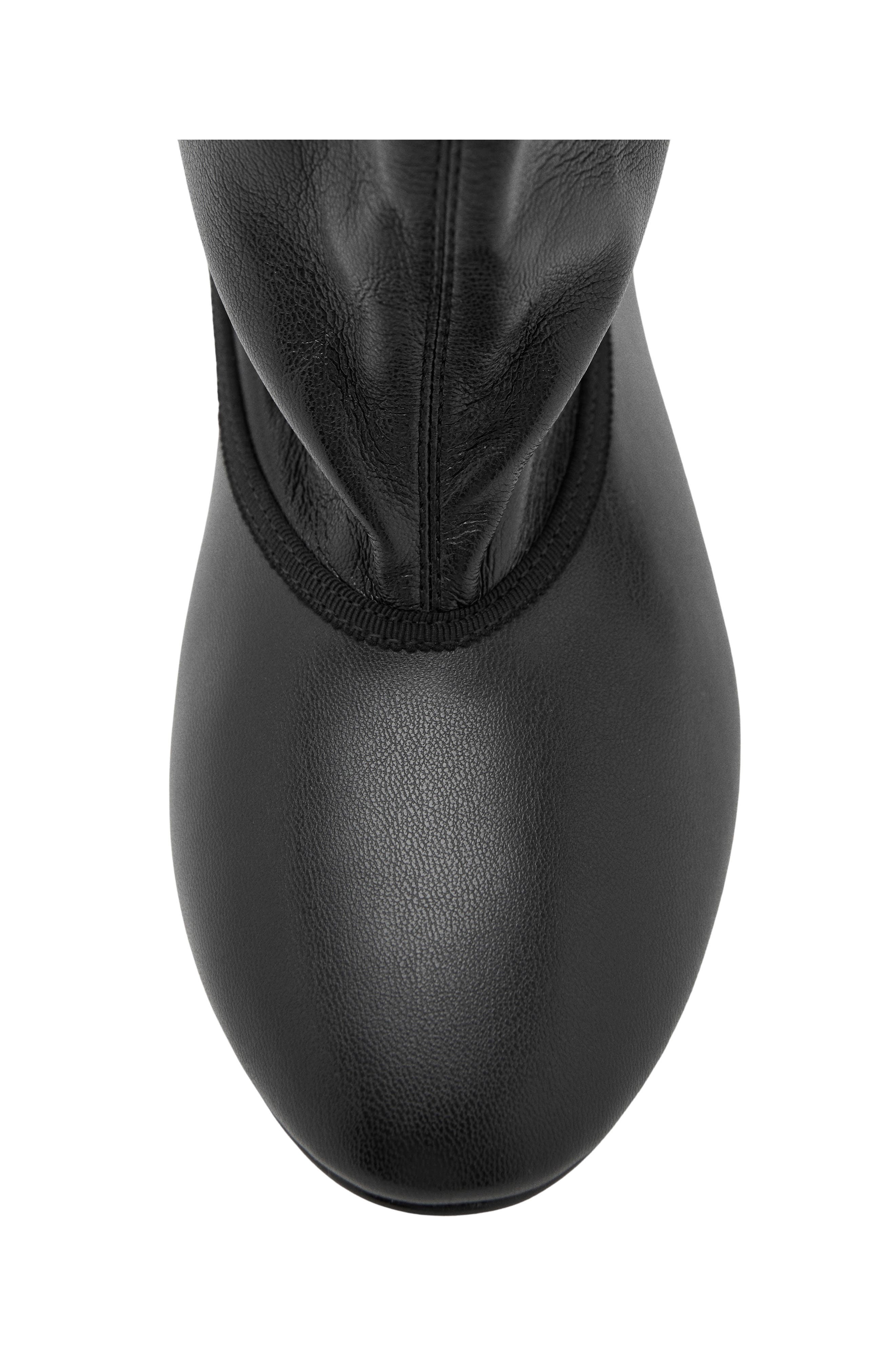 MANGO Wide Leg Boot, Alternate, color, Black