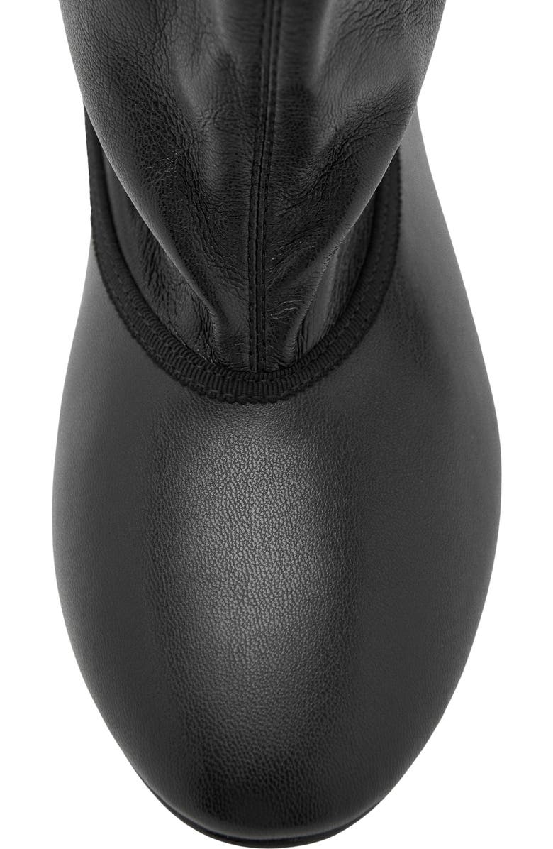 MANGO Wide Leg Boot, Alternate, color, Black