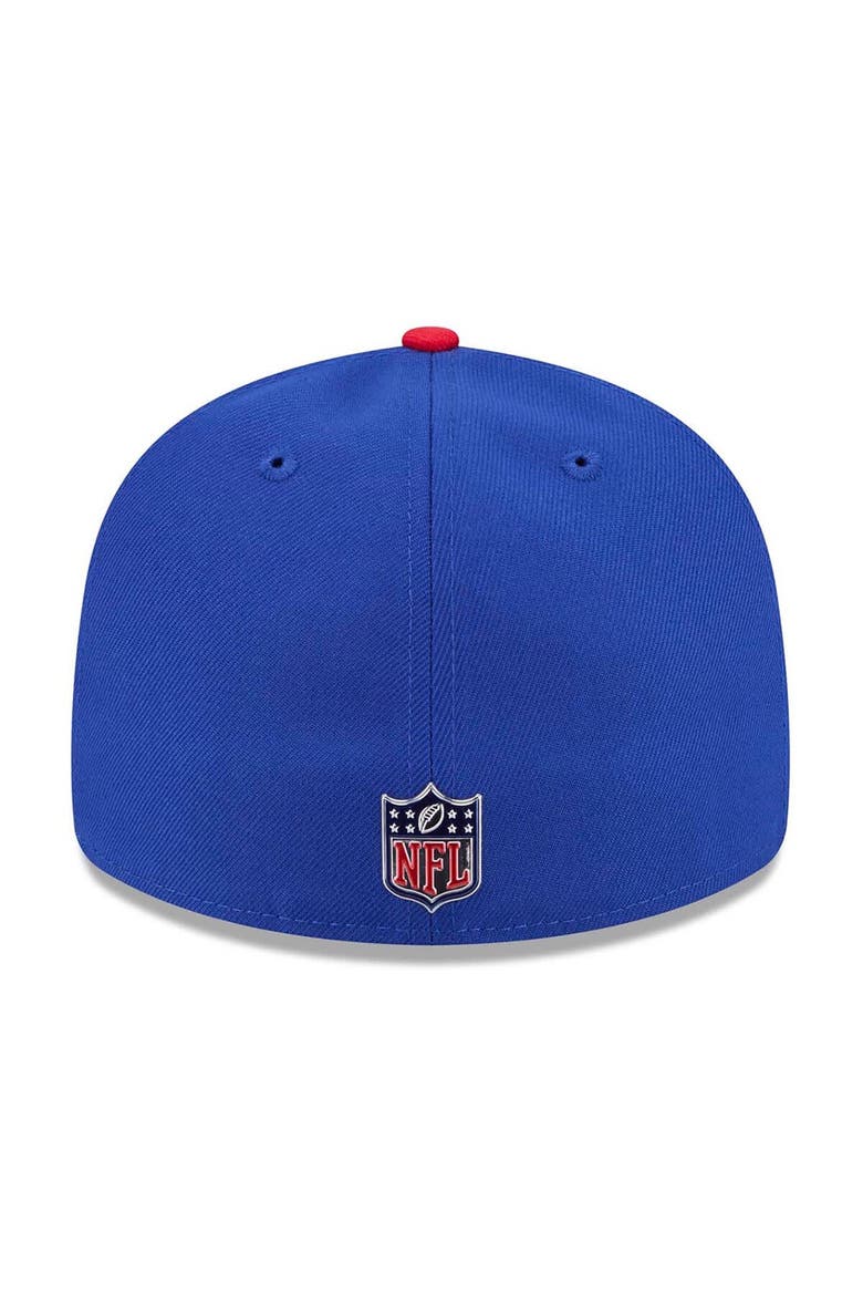 Men's New Era  Royal/Red Buffalo Bills 2026 NFL Draft Pre-Curved 59FIFTY Fitted Hat, Alternate, color, Royal