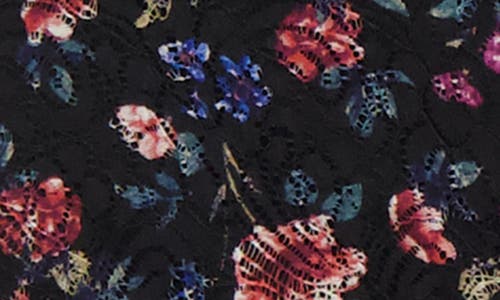 Siena Off The Shoulder Floral Lace Dress In Multi