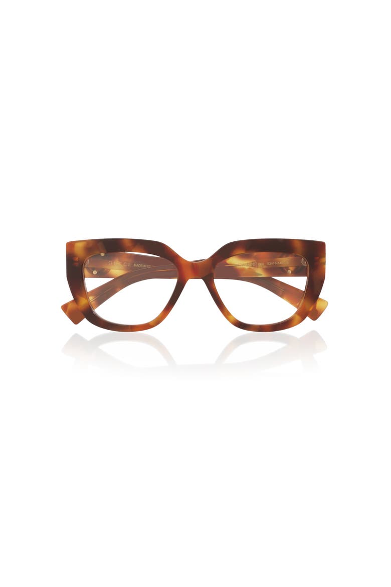 53mm Cat Eye optical glasses, Alternate, color, Tortoise