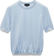 rag & bone Adeline Short Sleeve Cashmere Sweater