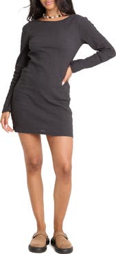 Billabong Dream Life Long Sleeve Minidress