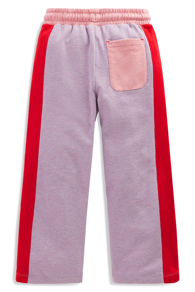 Kids' Colorblock Drawstring Sweatpants (Toddler, Little Kid & Big Kid) Mini, Alternate, color, PURPLE/ RED