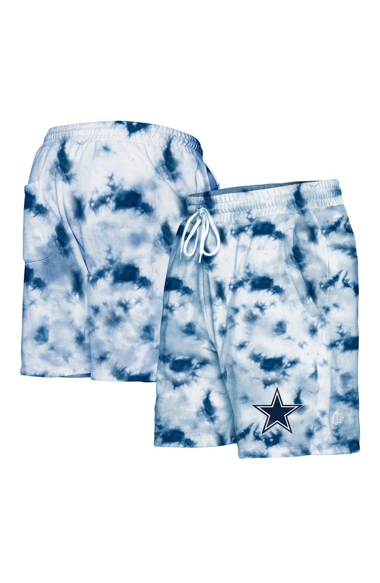 New Era Men's New Era Navy Dallas Cowboys Tie-Dye Shorts, Alternate, color, Navy