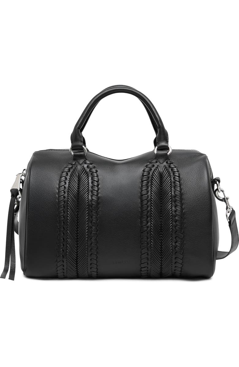 AIMEE All For Love Leather Satchel, Main, color,