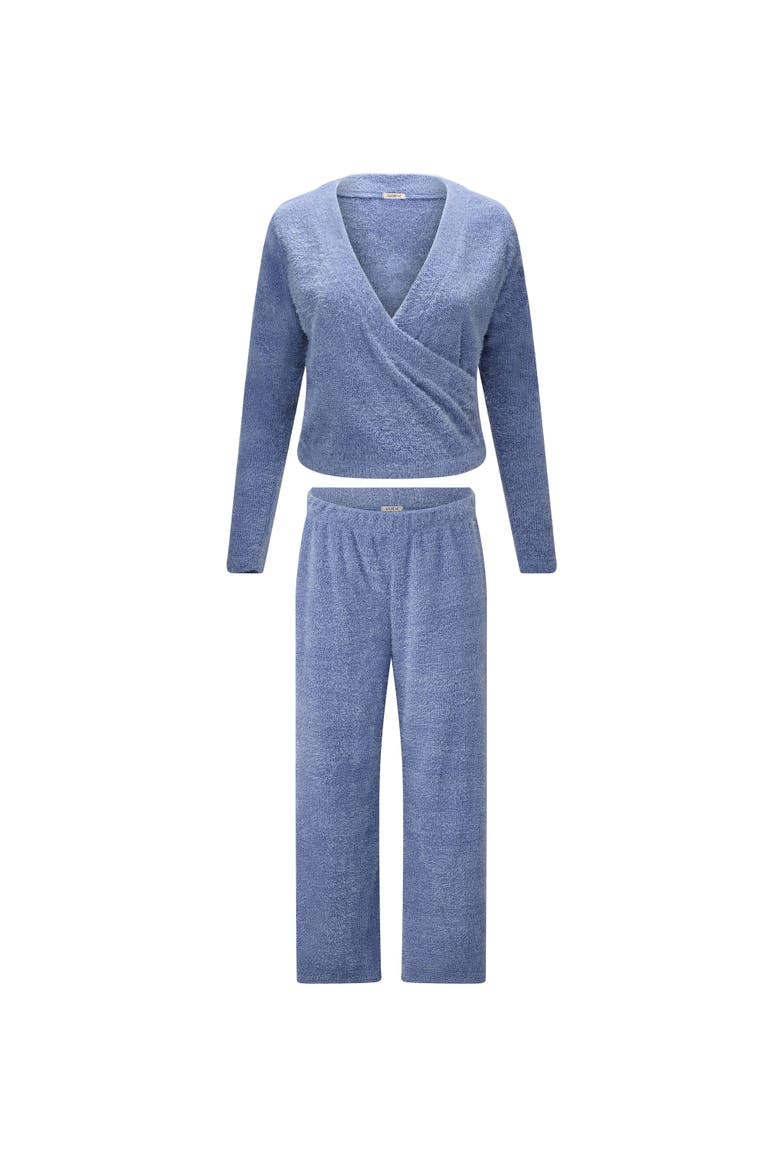 Katya Loungewear Set, Alternate, color, Medium blue