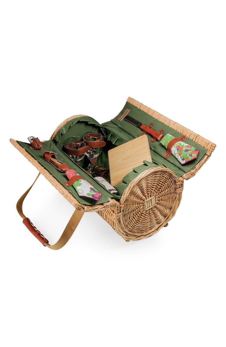 Picnic Time 'Verona' Wicker Picnic Basket, Main, color, 
