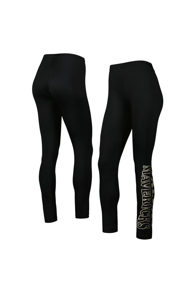 G-III 4HER BY CARL BANKS Women's G-III 4Her by Carl Banks Black Dallas Mavericks Stadium Leggings, Main, color, 