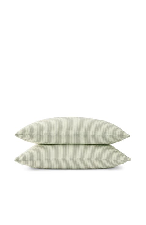 Ticking Stripe Soft Cotton Twill Pillowcase Pairs