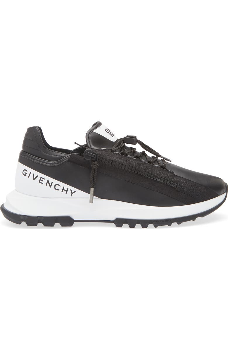 Givenchy Spectre Zip Sneaker, Alternate, color, Black/ White