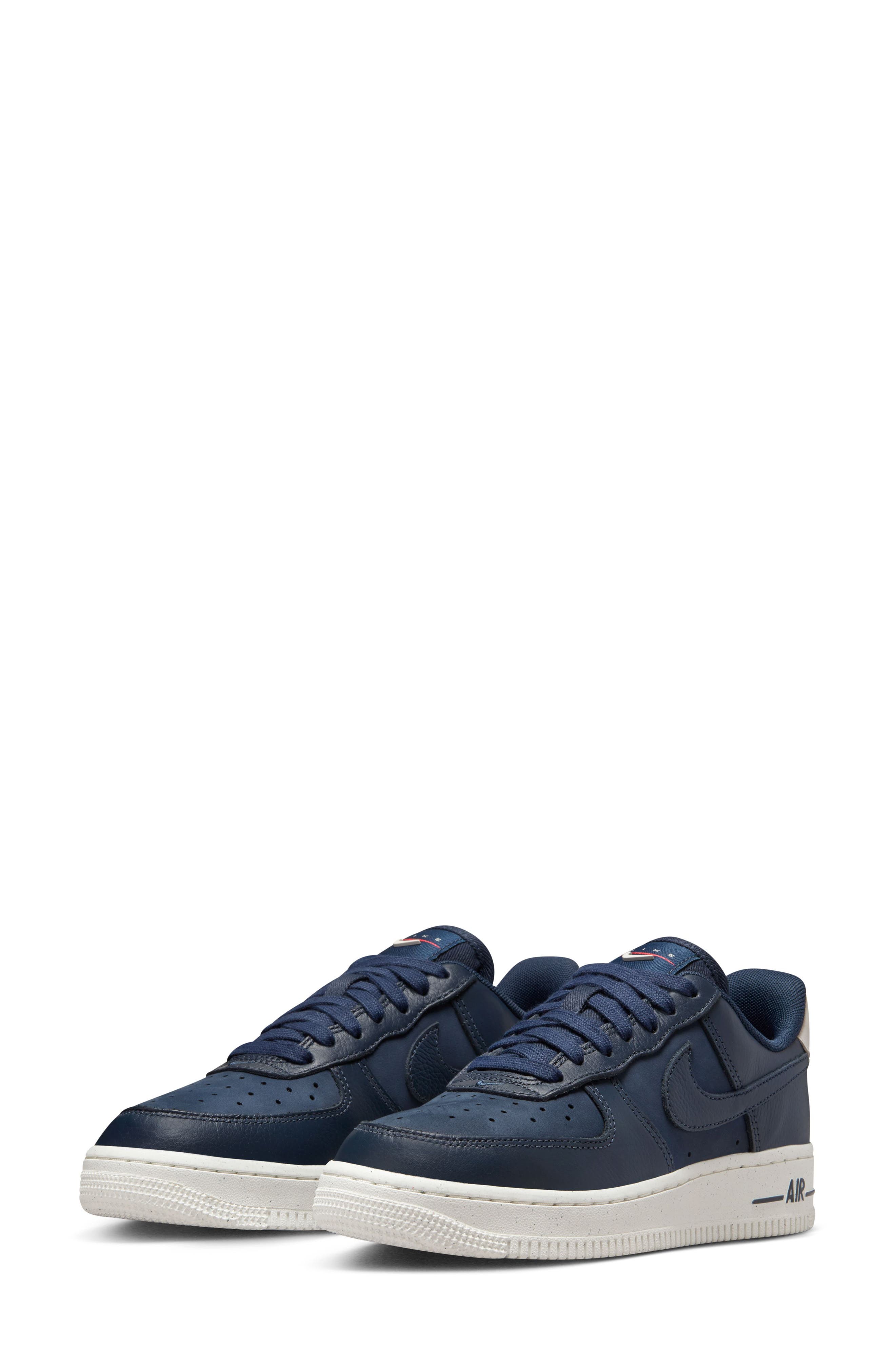 Air Force 1 '07 LX Sneaker, Main, color, LIGHT OREWOOD/ OBSIDIAN/ SAIL