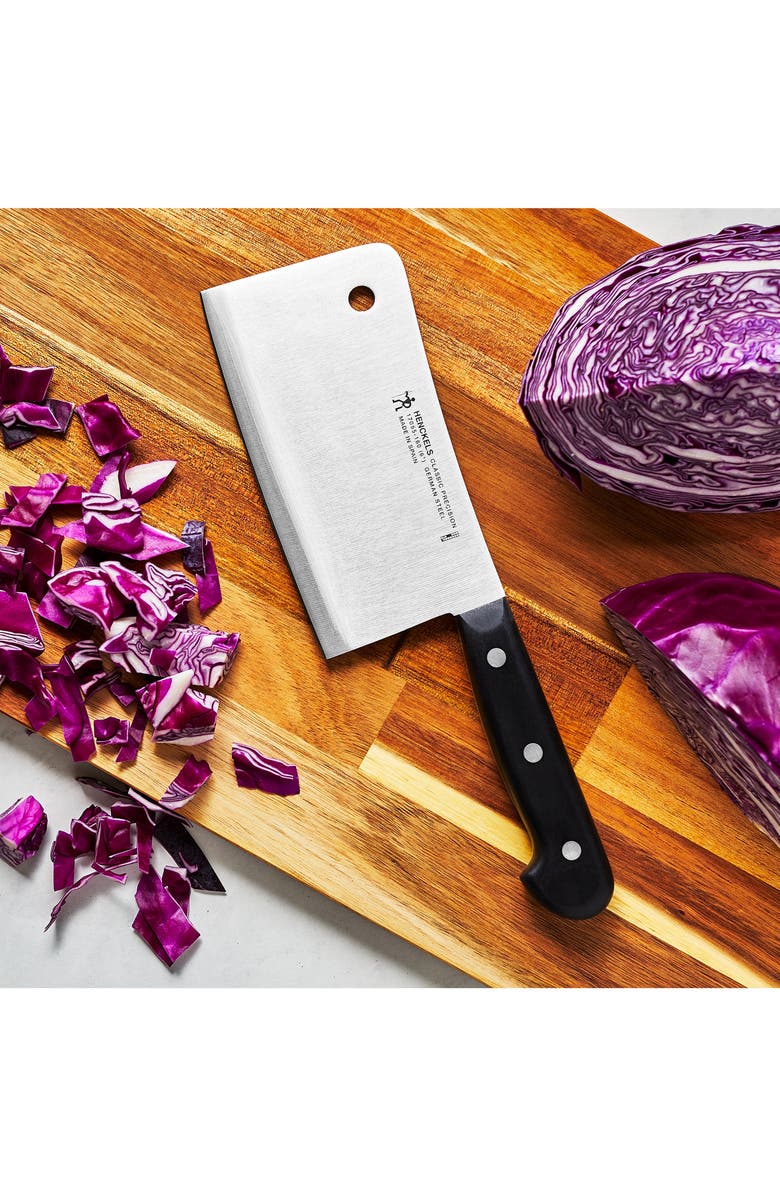 HENCKELS CUTLERY Classic Precision 6-Inch Cleaver Knife, Alternate, color, Stainless Steel