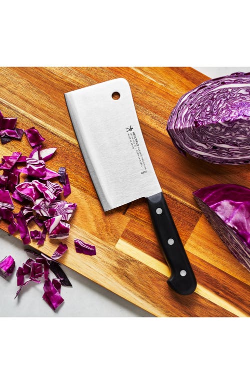 Henckels Cutlery Classic Precision 6-inch Cleaver Knife In Silver