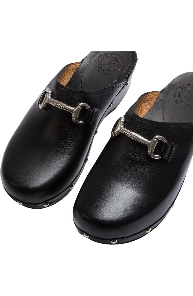 Penelope Chilvers Horsebit Clog, Alternate, color, Black