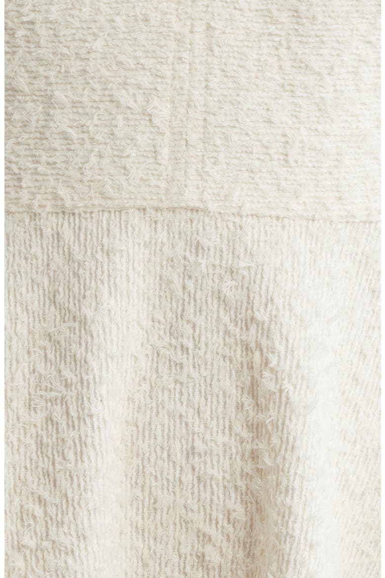Daletar1 Tweed Skater Dress, Alternate, color, SOFT CREAM EYELASH TWEED