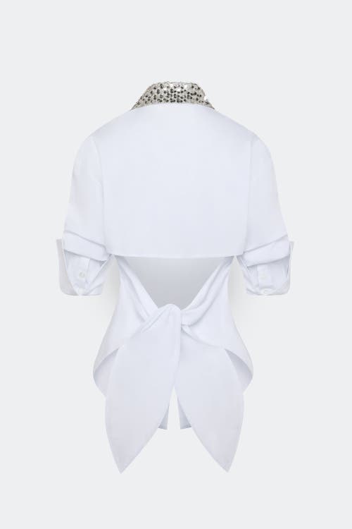 Simonmiller Loch Embellished Button Up In White