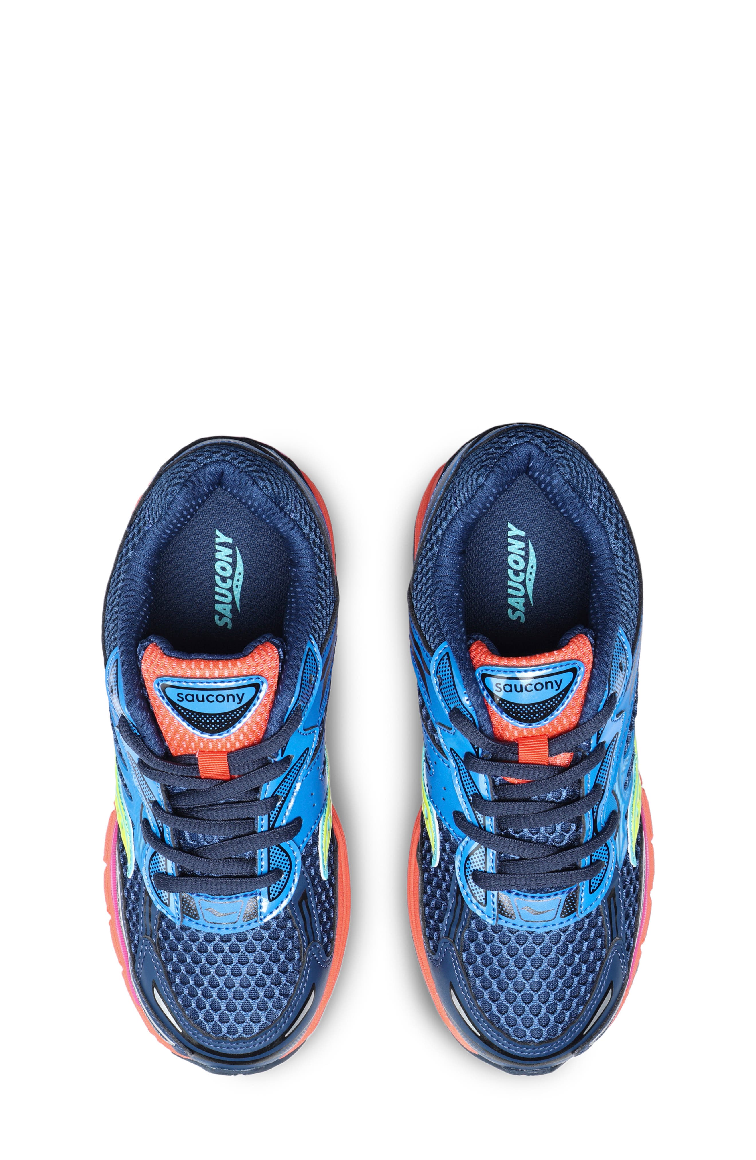 Saucony Kids' Omni 9 Sneaker, Alternate, color, Navy/ Blue
