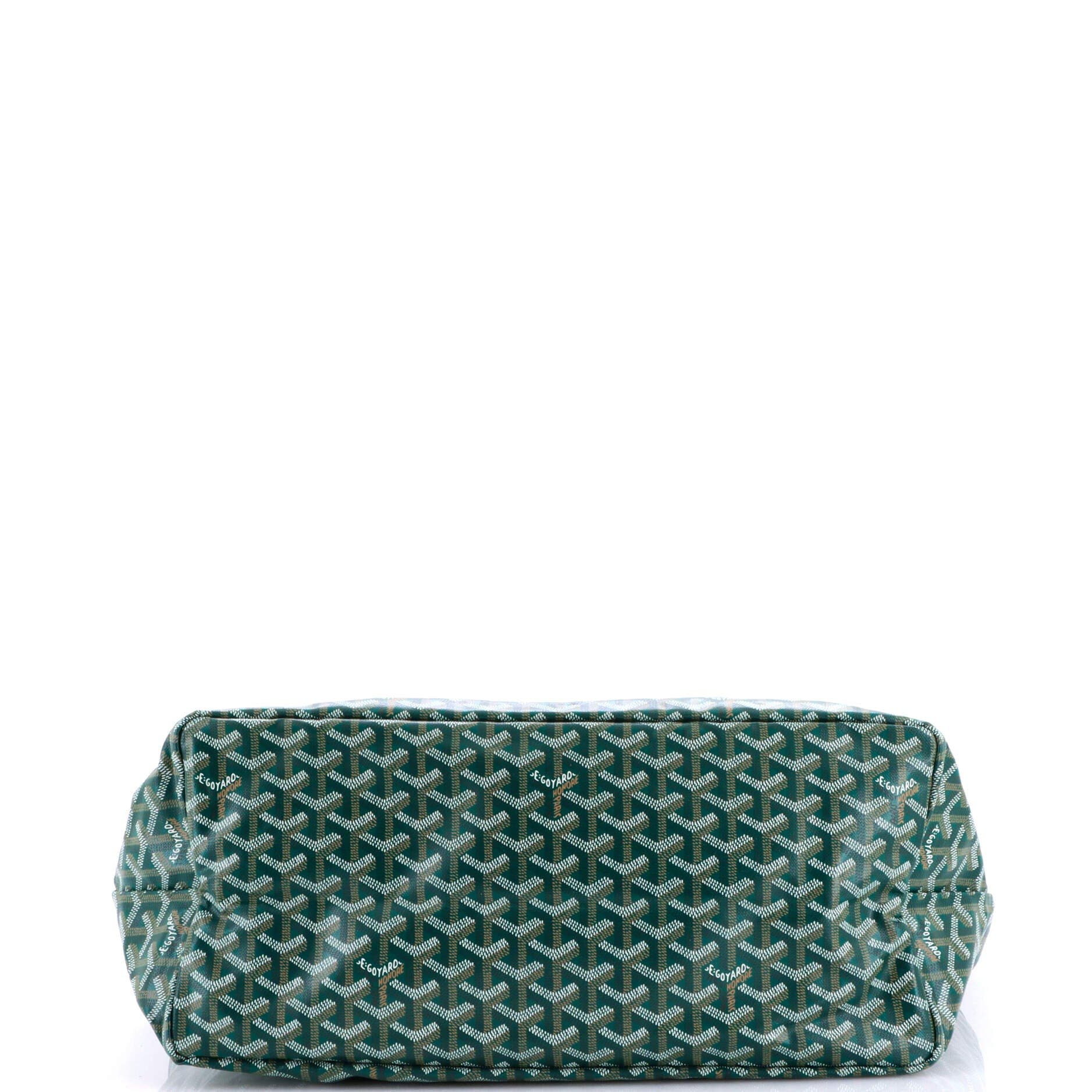 Pre-Owned Goyard Saint Louis Tote Coated Canvas GM, Alternate, color, Green