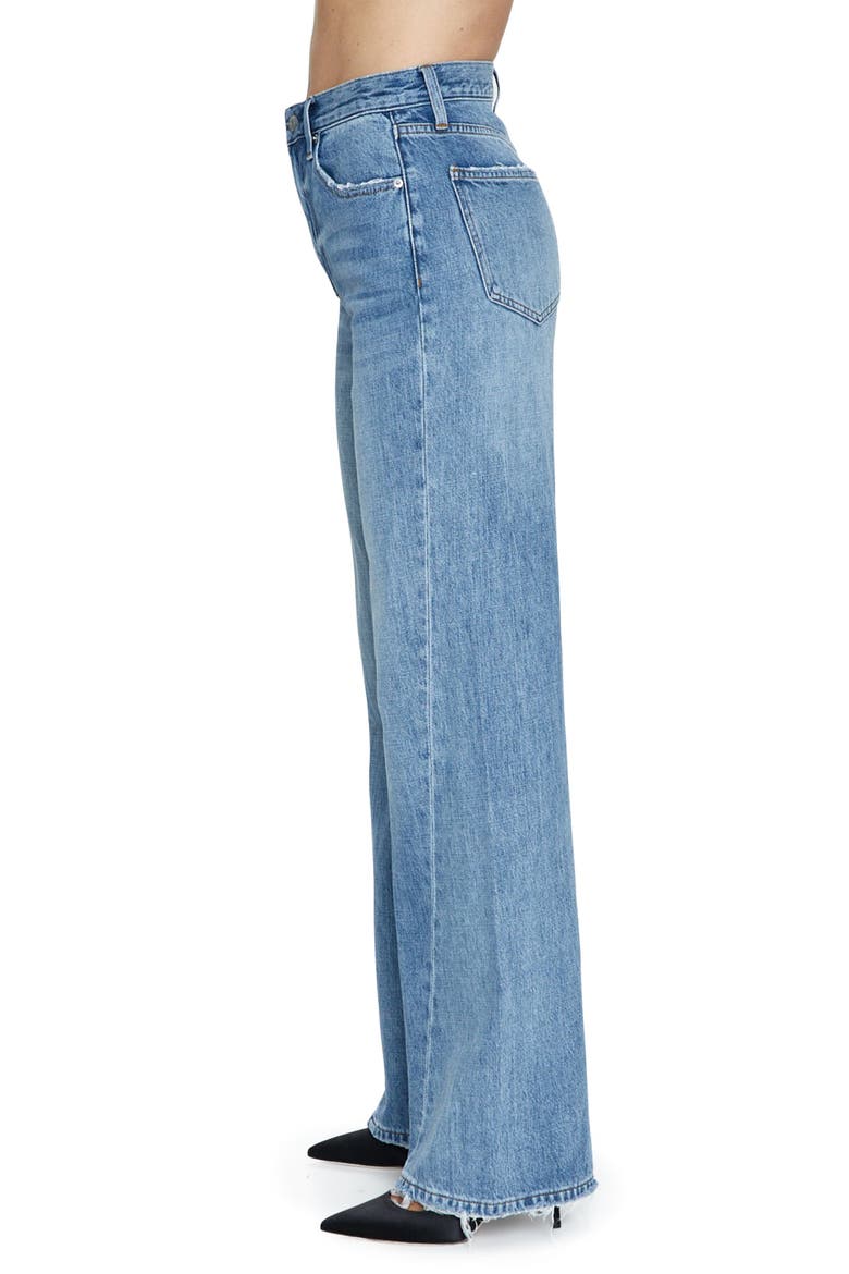 Ruby High Waist Palazzo Wide Leg Jeans, Alternate, color, OLYMPIC