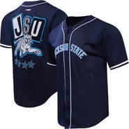 PRO STANDARD Men's Pro Standard Navy Jackson State Tigers Homecoming Mesh Button-Down Shirt