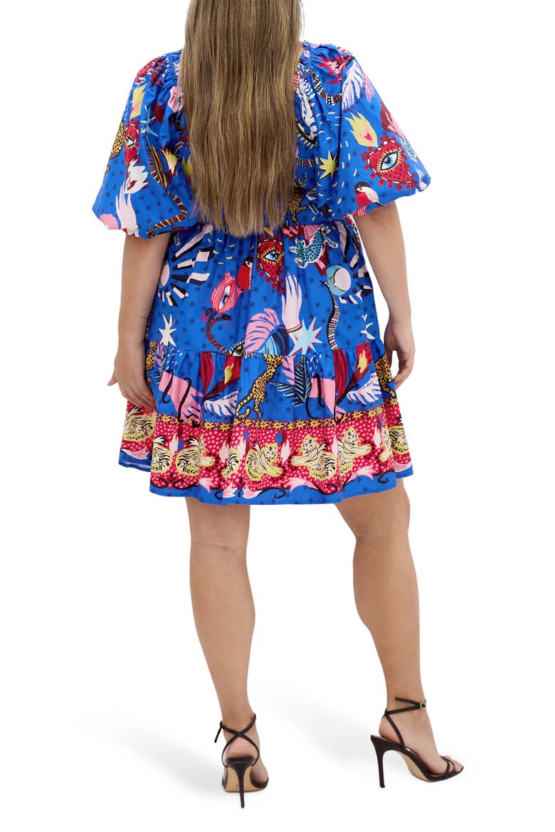 Simono Fit & Flare Minidress, Alternate, color, CALISTA