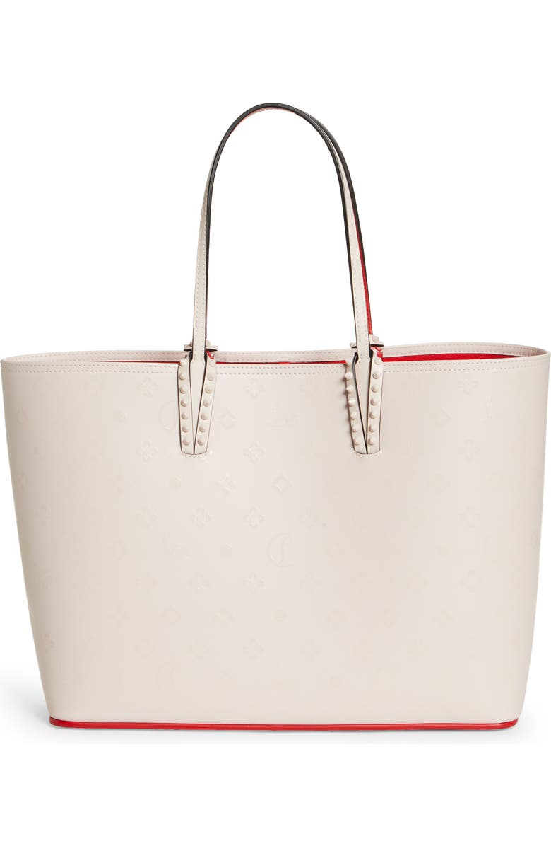 Christian Louboutin Cabata Loubinthesky Leather Tote, Main, color, W514 Leche